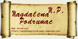 Magdalena Podrumac vizit kartica